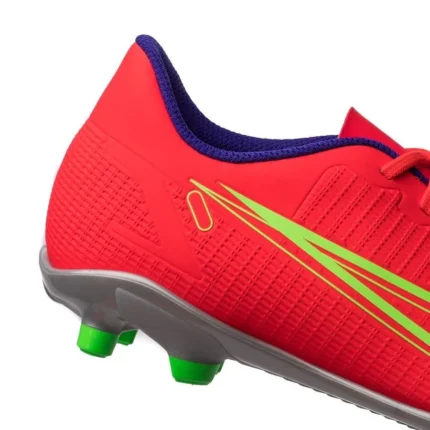 Nike Mercurial Vapor 14 Club MG Spectrum - Bright Crimson/MetallIC Silver Kids - Image 5
