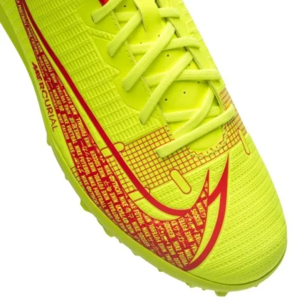 Nike Mercurial Vapor 14 Club TF Motivation - Volt/Bright Crimson - Image 6