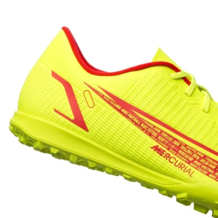 Nike Mercurial Vapor 14 Club TF Motivation - Volt/Bright Crimson - Image 9