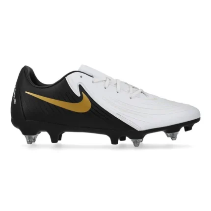 Nike Phantom GX 2 Academy SG-PRO Mad Ready - White/Black/Metallic Gold Coin - Image 1