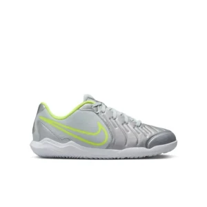 Nike Tiempo Legend 10 Academy IC Mad Voltage - Metallic Silver/Black/Volt Kids - Image 1