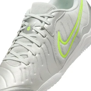 Nike Tiempo Legend 10 Academy IC Mad Voltage - Metallic Silver/White/Volt - Image 6