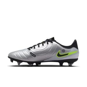 Nike Tiempo Legend 10 Academy SG-PRO Anti-Clog Mad Voltage - Metallic Silver/Black/Volt - Image 3