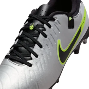 Nike Tiempo Legend 10 Academy SG-PRO Anti-Clog Mad Voltage - Metallic Silver/Black/Volt - Image 6