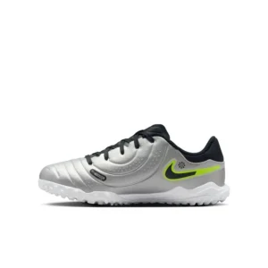 Nike Tiempo Legend 10 Academy TF Mad Voltage - Metallic Silver/Black/Volt Kids - Image 2
