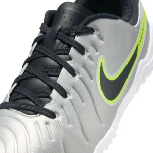 Nike Tiempo Legend 10 Academy TF Mad Voltage - Metallic Silver/Black/Volt Kids - Image 5
