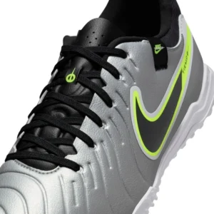 Nike Tiempo Legend 10 Academy TF Mad Voltage - Metallic Silver/Black/Volt - Image 5