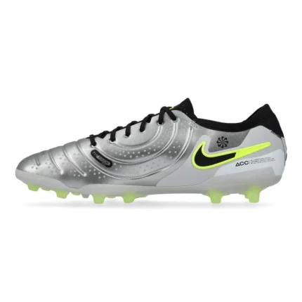 Nike Tiempo Legend 10 Elite AG-PRO Mad Voltage - Metallic Silver/Black/Volt - Image 3