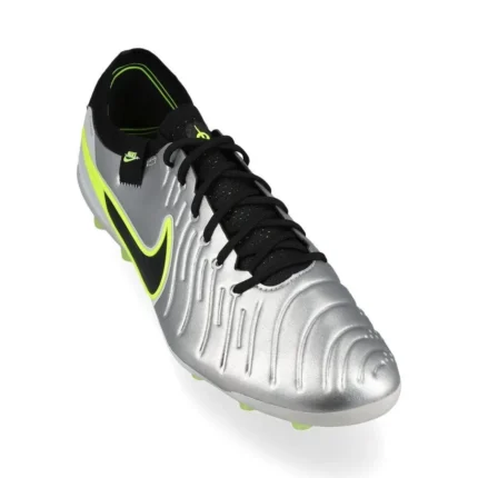 Nike Tiempo Legend 10 Elite AG-PRO Mad Voltage - Metallic Silver/Black/Volt - Image 7