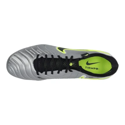 Nike Tiempo Legend 10 Elite AG-PRO Mad Voltage - Metallic Silver/Black/Volt - Image 4