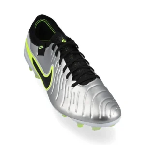 Nike Tiempo Legend 10 Elite FG Mad Voltage - Metallic Silver/Black/Volt - Image 7