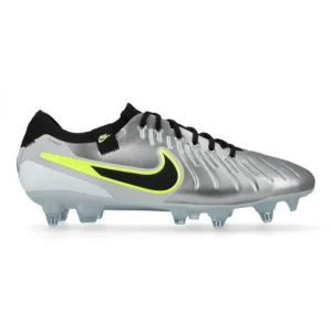 Nike Tiempo Legend 10 Elite SG-PRO Anti-Clog Mad Voltage - Metallic Silver/Black/Volt - Image 1