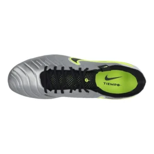 Nike Tiempo Legend 10 Elite SG-PRO Anti-Clog Mad Voltage - Metallic Silver/Black/Volt - Image 4