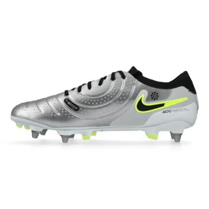 Nike Tiempo Legend 10 Elite SG-PRO Player Edition Mad Voltage - Metallic Silver/Black/Volt - Image 3