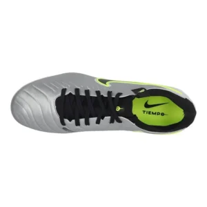 Nike Tiempo Legend 10 Pro AG-PRO Mad Voltage - Metallic Silver/Black/Volt - Image 4