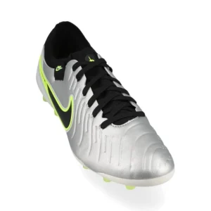 Nike Tiempo Legend 10 Pro AG-PRO Mad Voltage - Metallic Silver/Black/Volt - Image 7