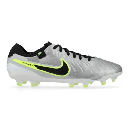 Nike Tiempo Legend 10 Pro FG Mad Voltage - Metallic Silver/Black/Volt - Image 1