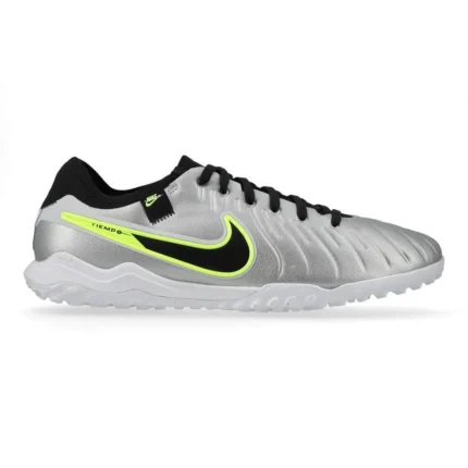 Nike Tiempo Legend 10 Pro TF Mad Voltage - Metallic Silver/Black/Volt - Image 1
