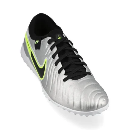 Nike Tiempo Legend 10 Pro TF Mad Voltage - Metallic Silver/Black/Volt - Image 5