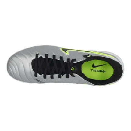 Nike Tiempo Legend 10 Pro TF Mad Voltage - Metallic Silver/Black/Volt - Image 4