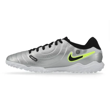 Nike Tiempo Legend 10 Pro TF Mad Voltage - Metallic Silver/Black/Volt - Image 3