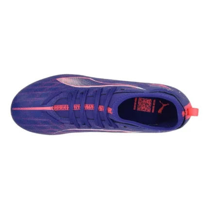 Puma Ultra 5 Match FG/AG Formula - Lapis Lazuli/Puma White/Sunset Glow Kids - Image 4