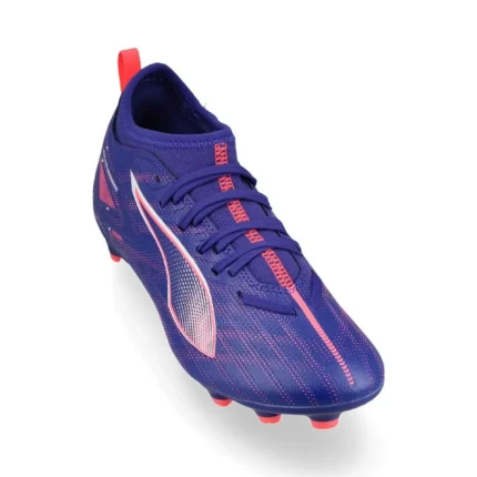 Puma Ultra 5 Match FG/AG Formula - Lapis Lazuli/Puma White/Sunset Glow Kids - Image 5