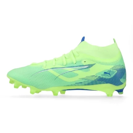 Puma Ultra 5 Match + FG/AG Lights Out - Fizzy Apple/Puma White/Bluemazing - Image 3