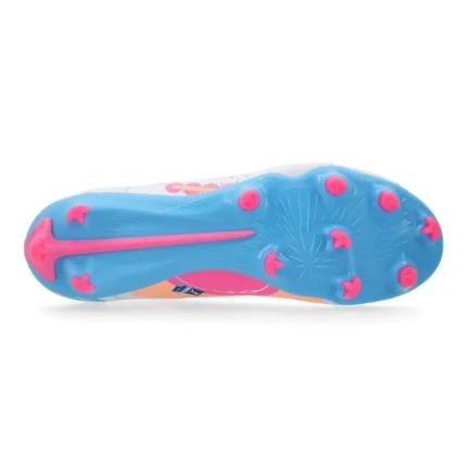 Puma Ultra 5 Match FG/AG Volume Up - White/Luminous Blue/Poison Pink/Fizzy Melon Kids - Image 2