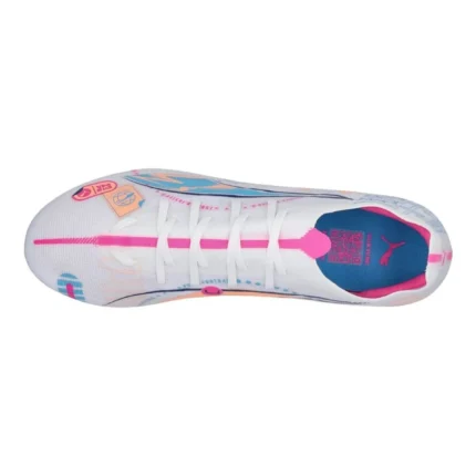 Puma Ultra 5 Match FG/AG Volume Up - White/Luminous Blue/Poison Pink/Fizzy Melon - Image 4