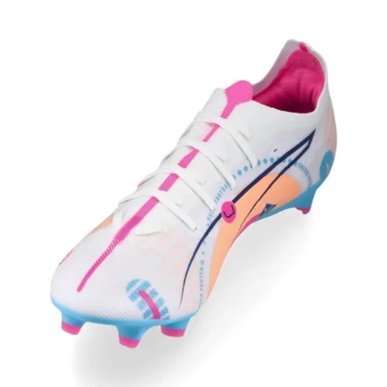 Puma Ultra 5 Match FG/AG Volume Up - White/Luminous Blue/Poison Pink/Fizzy Melon - Image 7