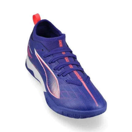 Puma Ultra 5 Match IT + Mid Formula - Lapis Lazuli/Puma White/Sunset Glow Kids - Image 5