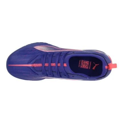 Puma Ultra 5 Match IT + Mid Formula - Lapis Lazuli/Puma White/Sunset Glow Kids - Image 4