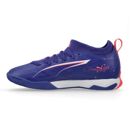 Puma Ultra 5 Match IT + Mid Formula - Lapis Lazuli/Puma White/Sunset Glow Kids - Image 3