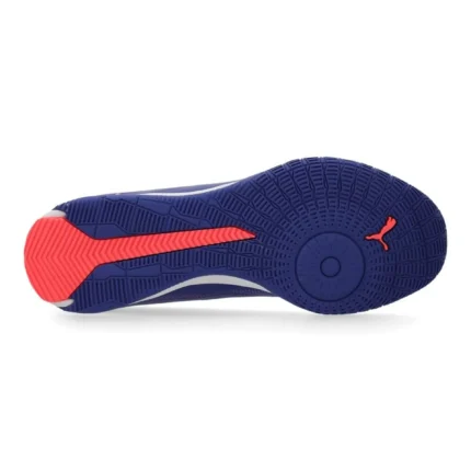 Puma Ultra 5 Match IT + Mid Formula - Lapis Lazuli/Puma White/Sunset Glow Kids - Image 2