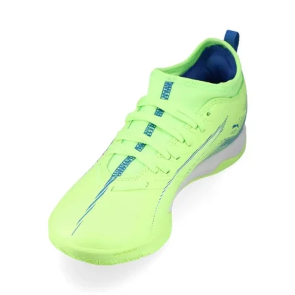 Puma Ultra 5 Match IT + Mid Lights Out - Fizzy Apple/Puma White/Bluemazing Kids - Image 7