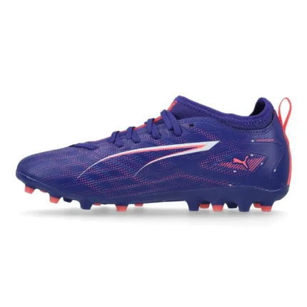 Puma Ultra 5 Match MG Formula - Lapis Lazuli/Puma White/Sunset Glow Kids - Image 3