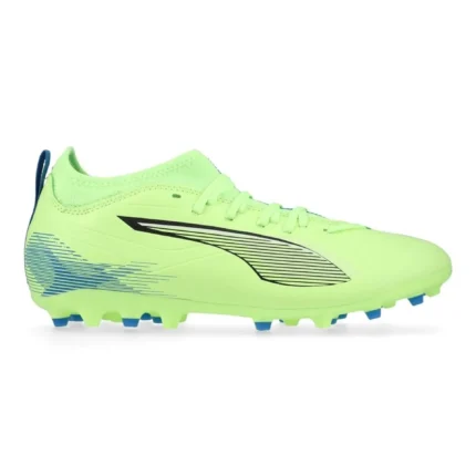 Puma Ultra 5 Match MG Lights Out - Fizzy Apple/Puma White/Bluemazing Kids - Image 1