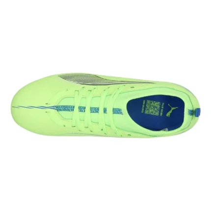 Puma Ultra 5 Match MG Lights Out - Fizzy Apple/Puma White/Bluemazing Kids - Image 4