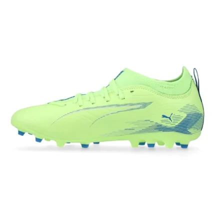 Puma Ultra 5 Match MG Lights Out - Fizzy Apple/Puma White/Bluemazing Kids - Image 3