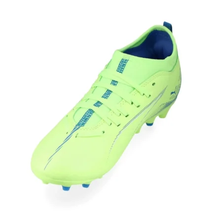 Puma Ultra 5 Match MG Lights Out - Fizzy Apple/Puma White/Bluemazing Kids - Image 7