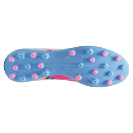 Puma Ultra 5 Match MG Volume Up - White/Luminous Blue/Poison Pink/Fizzy Melon - Image 2