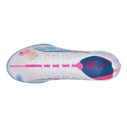 Puma Ultra 5 Match TT Volume Up - White/Luminous Blue/Poison Pink/Fizzy Melon - Image 4