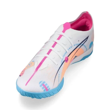 Puma Ultra 5 Match TT Volume Up - White/Luminous Blue/Poison Pink/Fizzy Melon - Image 7