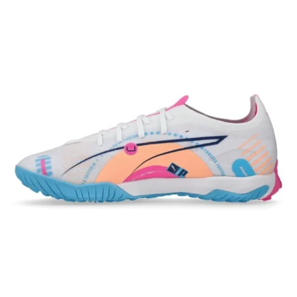Puma Ultra 5 Match TT Volume Up - White/Luminous Blue/Poison Pink/Fizzy Melon - Image 3