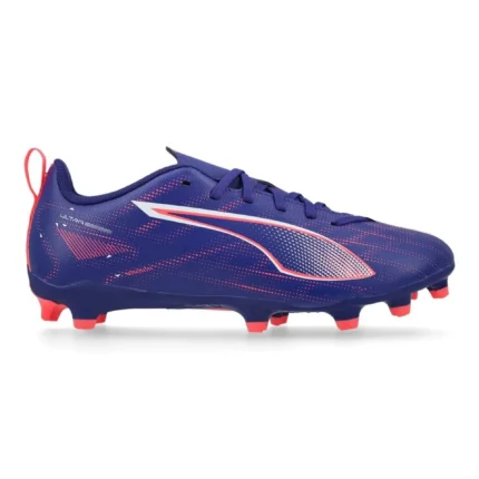 Puma Ultra 5 Play FG/AG Formula - Lapis Lazuli/Puma White/Sunset Glow Kids - Image 1