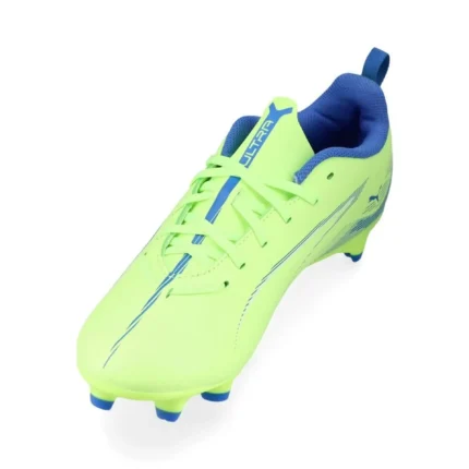 Puma Ultra 5 Play FG/AG Lights Out - Fizzy Apple/Puma White/Bluemazing Kids - Image 7