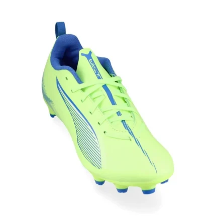 Puma Ultra 5 Play FG/AG Lights Out - Fizzy Apple/Puma White/Bluemazing Kids - Image 5
