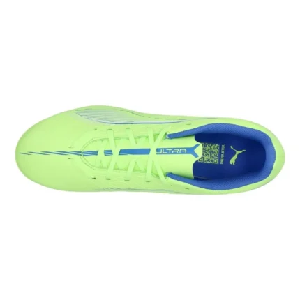 Puma Ultra 5 Play FG/AG Lights Out - Fizzy Apple/Puma White/Bluemazing - Image 4