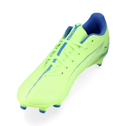 Puma Ultra 5 Play FG/AG Lights Out - Fizzy Apple/Puma White/Bluemazing - Image 7